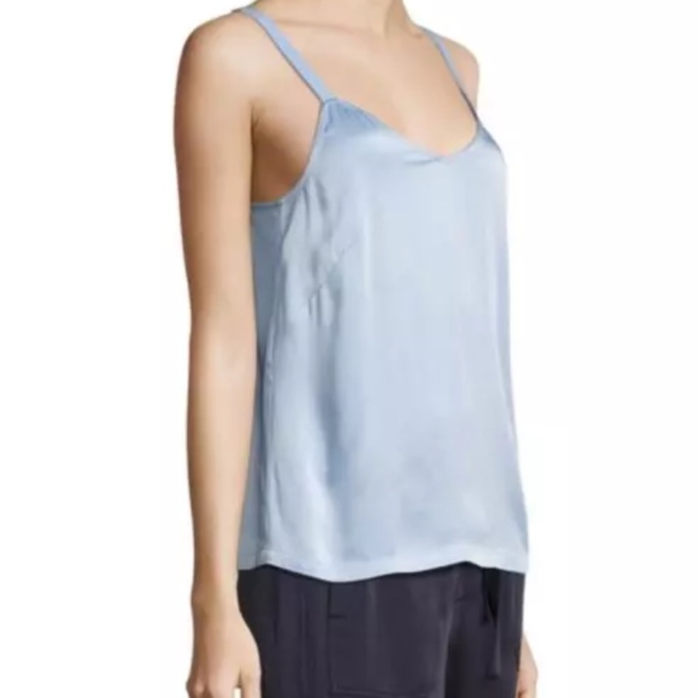 Vince satin wide strap cami